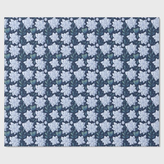 Mitternachtsblüte - ラッピングペーパー (フラット)