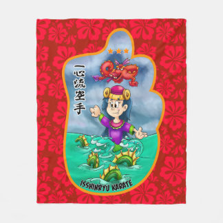 MitzuかわいいGami (Isshinryu)毛布 フリースブランケット