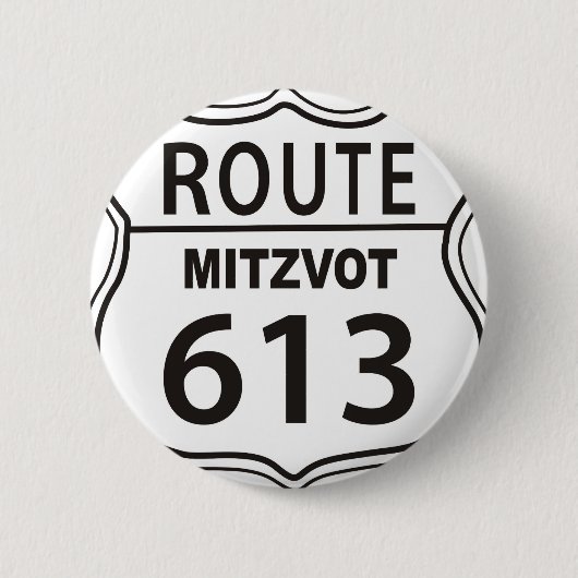 MITZVOT 613経路 缶バッジ (正面)
