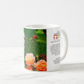 Mitzy Mariposa (蝶翼を持つ犬) コーヒーマグカップ (正面右)