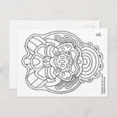 Miwaclayで色 ポストカード (正面/裏面)