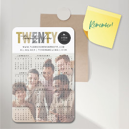 Mixはっきりしたタイポグラフィ2025カレンモダンダー写真 マグネット