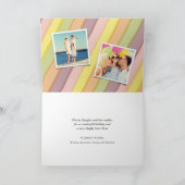 Mixタイポグラフィ2026シンプル年モダン初の写真 シーズンカード (内部)