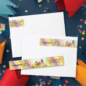 Mixタイポグラフィ2026シンプル年モダン初の写真 ラップアラウンドラベル