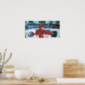 MIXテープDJマーク ポスター (キッチン)