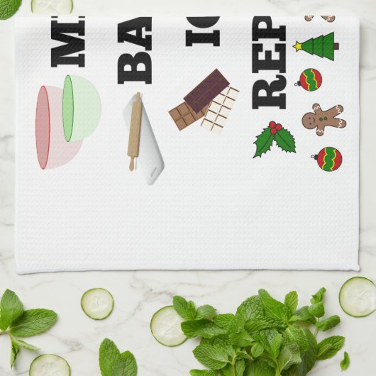 Mix Bake Ice Repeat！クリスマスに キッチンタオル (折り畳み)