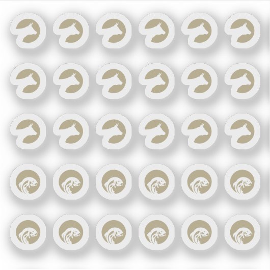 Mix Beef Fish Wedding Place Meal Choice  シール (正面)