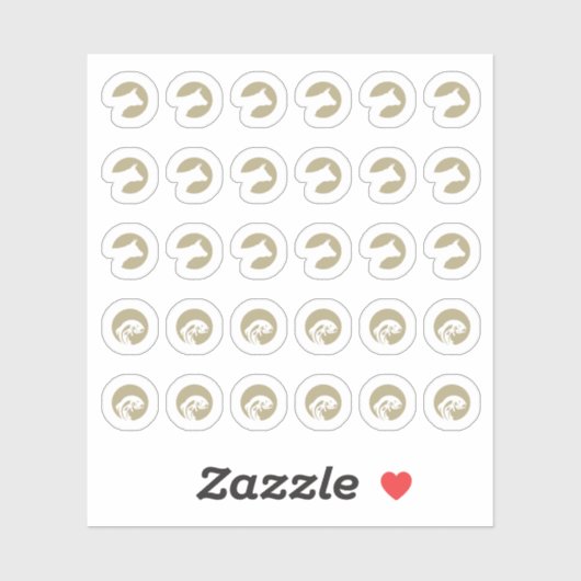 Mix Beef Fish Wedding Place Meal Choice  シール (シート)