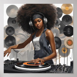 mix dj girl lili  ポスター