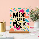 Mix It Like Magic アクリルサイン (ウェディング)