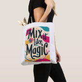 Mix It Like Magic オプション2 トートバッグ (クローズアップ)