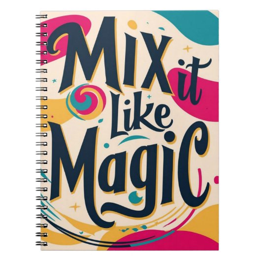 Mix It Like Magic オプション3 ノートブック (正面)