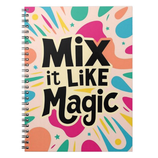 Mix It Like Magic ノートブック (正面)