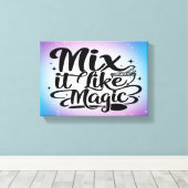 Mix It Like Magic 2 ワイド キャンバスプリント (インサイチュ (ウッドフロア))