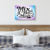 Mix It Like Magic 2 ワイド キャンバスプリント (インサイチュ (寝室))