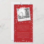 Mix Photoの後を楽しくタイポグラフィ結婚する シーズンカード (裏面)