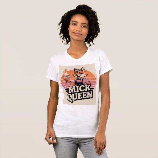 Mix Queen Fox Bartender Shirt Tシャツ (正面フル)