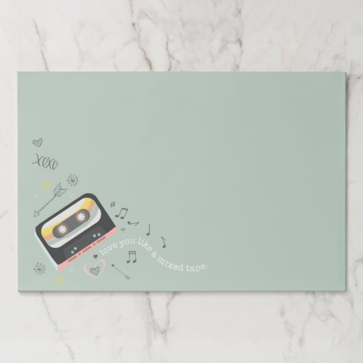 Mix Tape Love ペーパーパッド (正面)