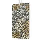 Mixed Animal Print Zebra Leopard Tiger Mixed Print カーエアーフレッシュナー (左)