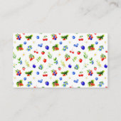Mixed Berries with Foliage Birthday A Note On Gift エンクロージャーカード (裏面)