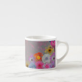 Mixed flowers in modern art エスプレッソカップ (右)