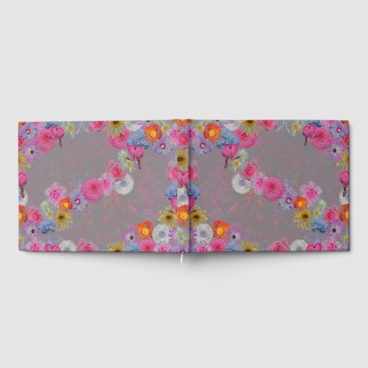 Mixed flowers in modern art ゲストブック (全面)