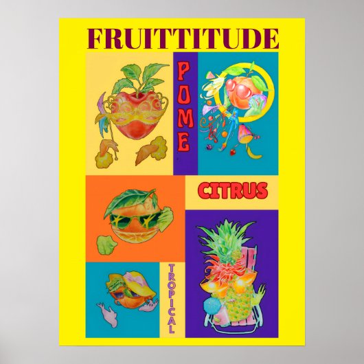 MIXED FRUIT PERSONALITY DISPLAY POSTER ポスター (正面)
