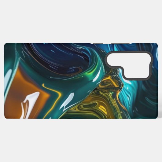 Mixed Liquids Samsung Galaxyケース (裏面横)