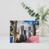 Mixed media Architecture Collage ポストカード (スタンド正面)