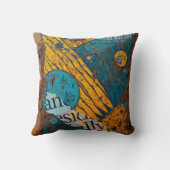 Mixed Media Collage クッション (裏面)