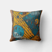 Mixed Media Collage クッション (裏面)