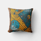 Mixed Media Collage クッション (正面)