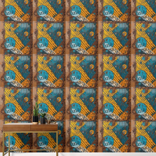 Mixed Media Collage 壁紙 (廊下)