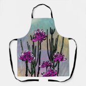 Mixed Media Desert Bloom エプロン (正面)