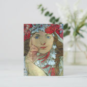 Mixed Media Lady ポストカード (スタンド正面)