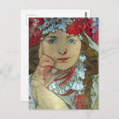 Mixed Media Lady ポストカード (正面/裏面)