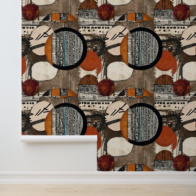 Mixed Media Textured Circles Luxury 壁紙 (アプリケーション)