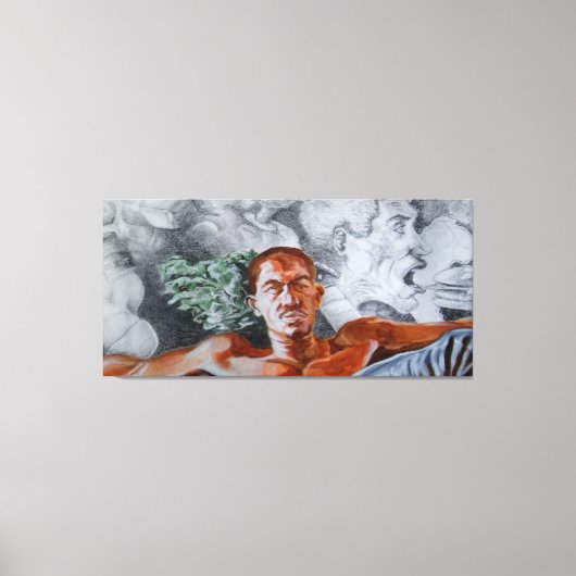 Mixed Media Wall Art:素晴らしファインアートプリント キャンバスプリント (正面)