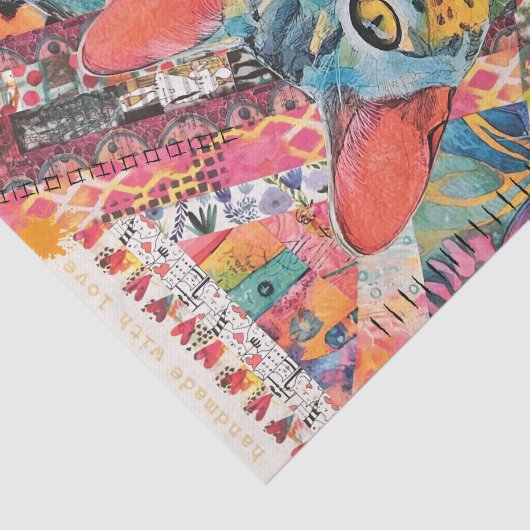 Mixed Mixed Paper Cat Collage Tissue Paper 薄葉紙 (詳細)