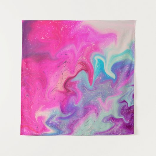 Mixed paint background タペストリー (正面)