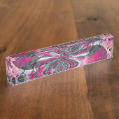 Mixed Signals Desk Nameプレート デスクネームプレート (側面)