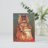 Mixed Sweets Cat by Louis Wain ポストカード (スタンド正面)