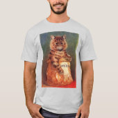 Mixed Sweets Cat by Louis Wain Tシャツ (正面)