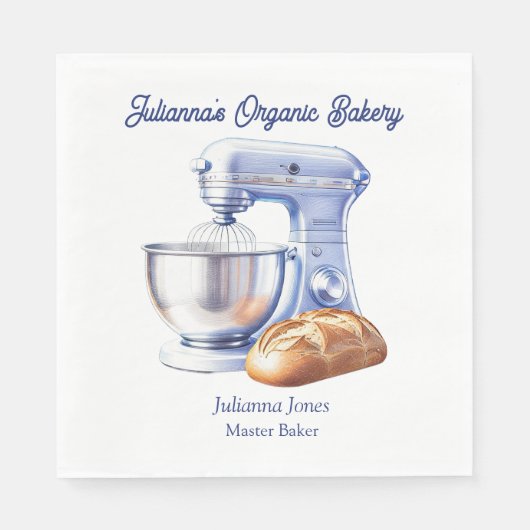 Mixer Bread Bakery Pastry Chef  スタンダードランチョンナプキン (正面)