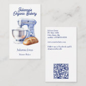 Mixer Bread Bakery Pastry Chef 名刺 (正面/裏面)
