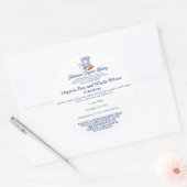 Mixer Bread Bakery Pastry Chef Food Product Label ラウンドシール (封筒)