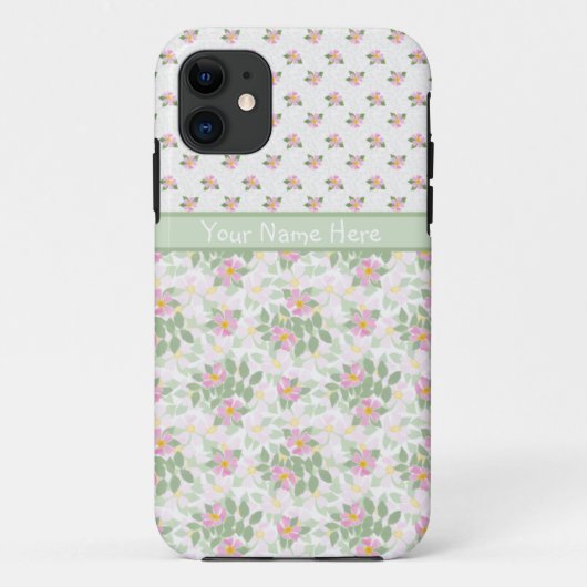 Mix'n'match犬のバラ花模様: iPhone 5/5 Case-Mate iPhoneケース (裏面)