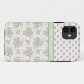 Mix'n'match犬のバラ花模様: iPhone 5/5 Case-Mate iPhoneケース (裏面(横))