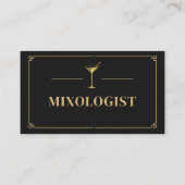 Mixologist Professional 名刺 (正面)