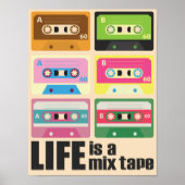 MixTapeカセットやる気を起こさせる(80) ポスター (正面)